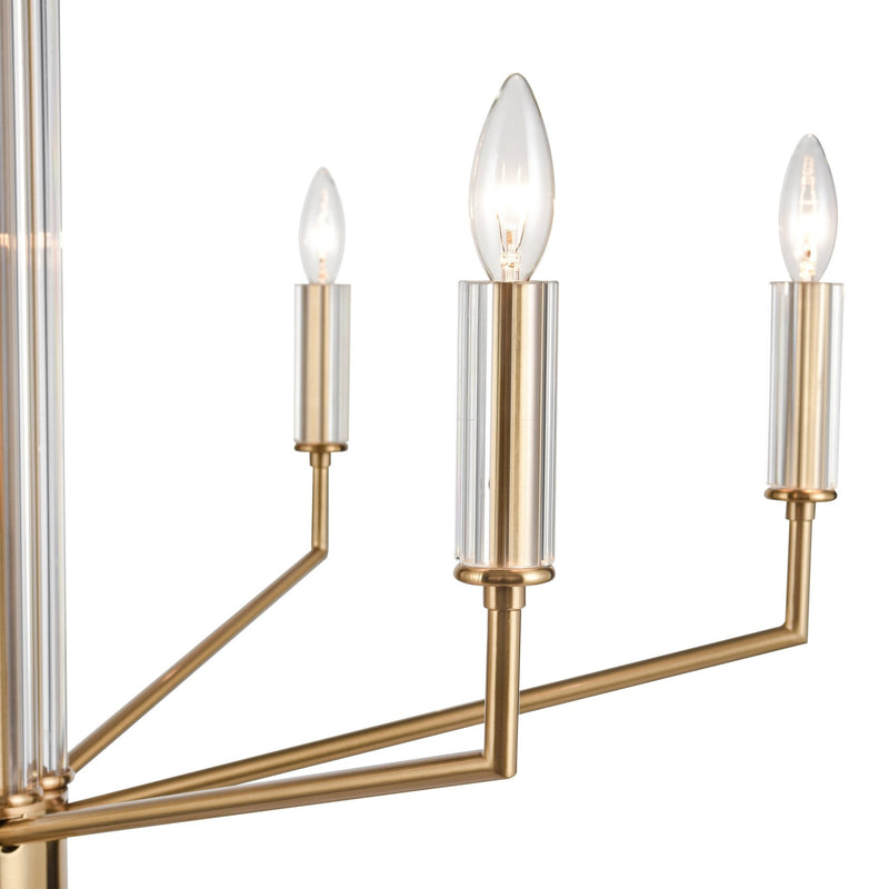 Serena 6 - Light Modern Gold Chandelier - BlueJay Avenue