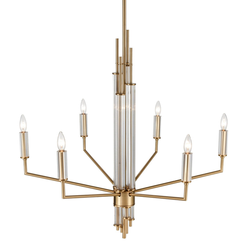 Serena 6 - Light Modern Gold Chandelier - BlueJay Avenue