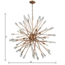Serendipity Modern Gold Sputnik Starburst Chandelier - BlueJay Avenue