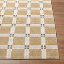 Sienna Beige Modern Checkered Area Rug - BlueJay Avenue
