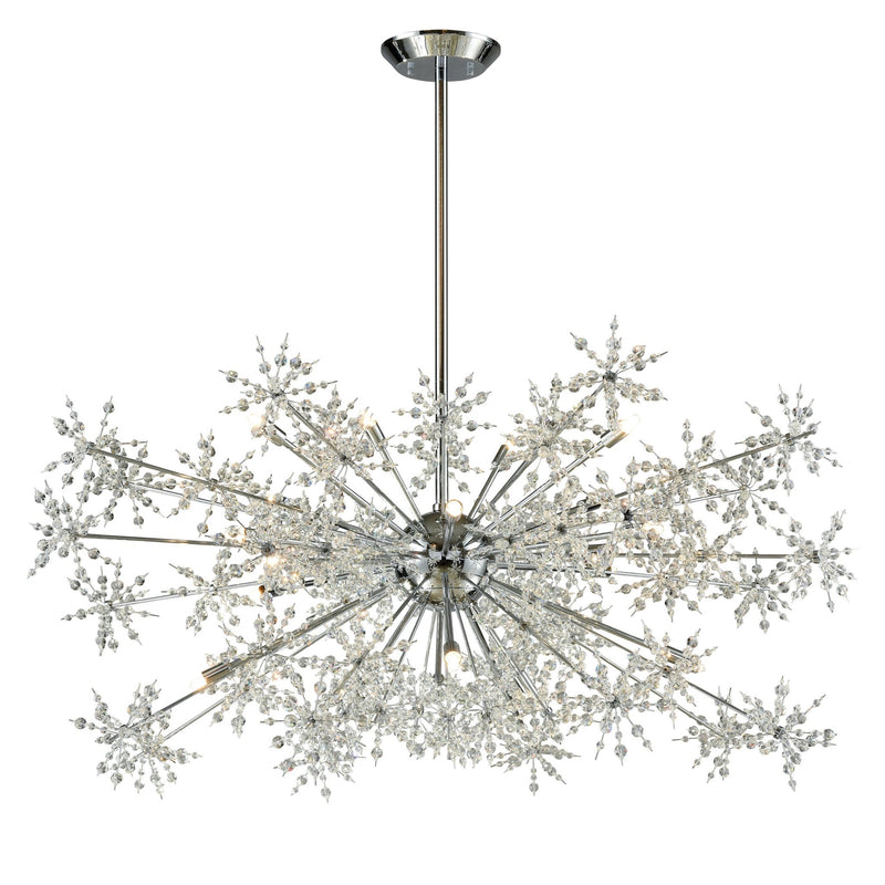 Snowburst Dimmable Sputnik Chandelier - BlueJay Avenue