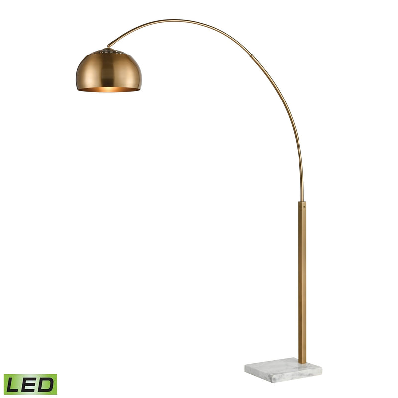 Solar Flair Arch Gold Floor Lamp - BlueJay Avenue