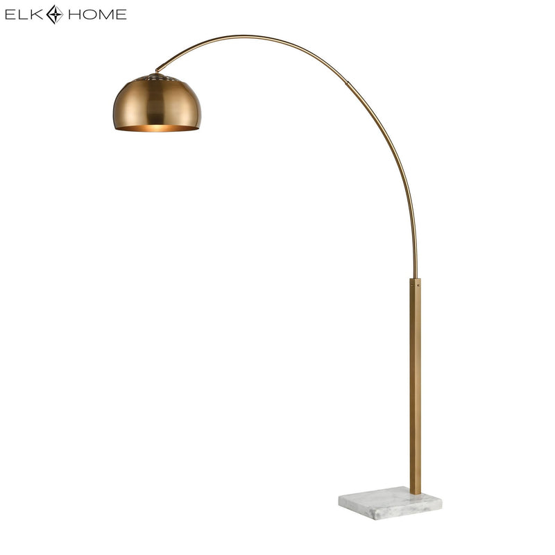 Solar Flair Arch Gold Floor Lamp - BlueJay Avenue