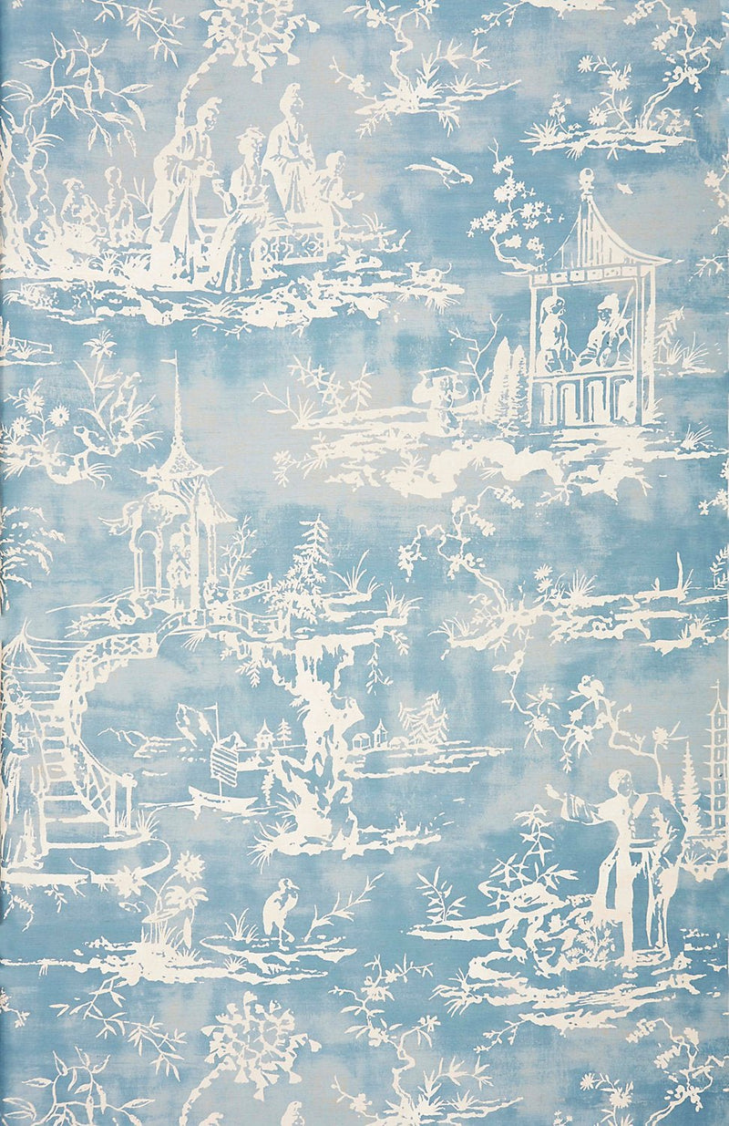 Summer Palace Wallpaper, Sky - BlueJay Avenue