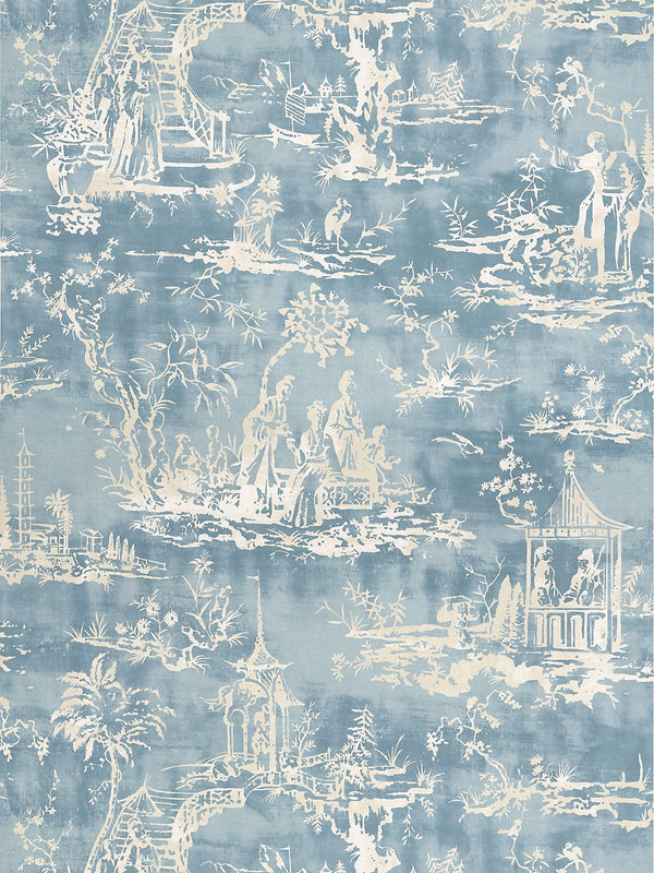 Summer Palace Wallpaper, Sky - BlueJay Avenue