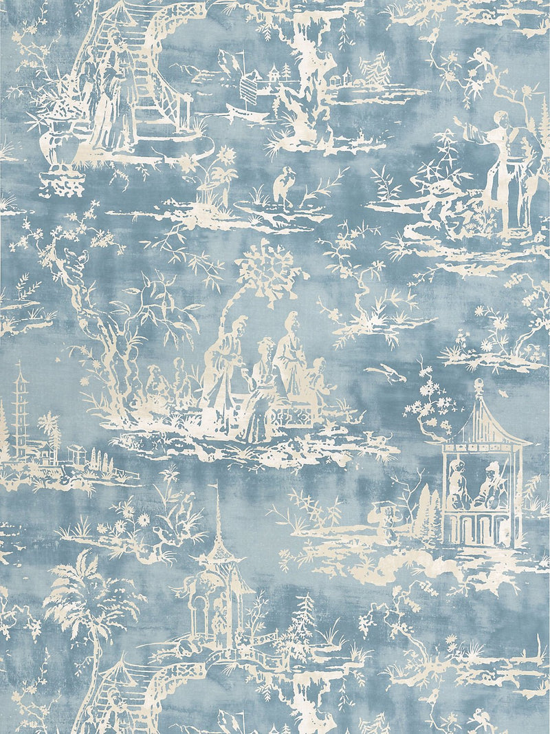 Summer Palace Wallpaper, Sky - BlueJay Avenue