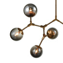 Synapse 9-Light Aged Brass Branch Chandelier - BlueJay Avenue
