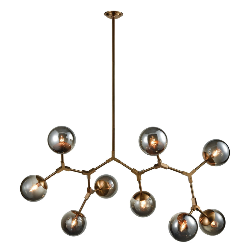 Synapse 9 - Light Linear Chandelier Kitchen Island Lighting - BlueJay Avenue