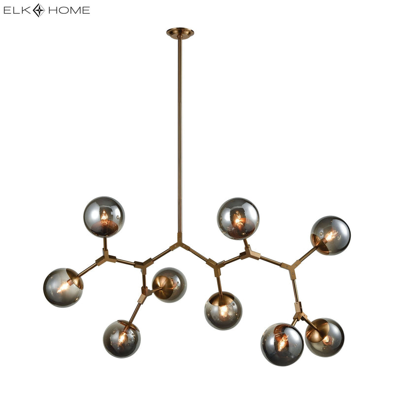 Synapse 9 - Light Linear Chandelier Kitchen Island Lighting - BlueJay Avenue