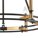 Talia 6 - Light Modern Chandelier Light, Bronze - BlueJay Avenue