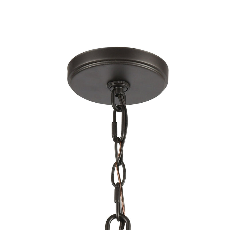 Talia 6 - Light Modern Chandelier Light, Bronze - BlueJay Avenue