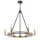 Talia 6 - Light Modern Chandelier Light, Bronze - BlueJay Avenue