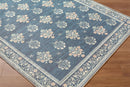 Thistle Blue Washable Floral Rug - BlueJay Avenue