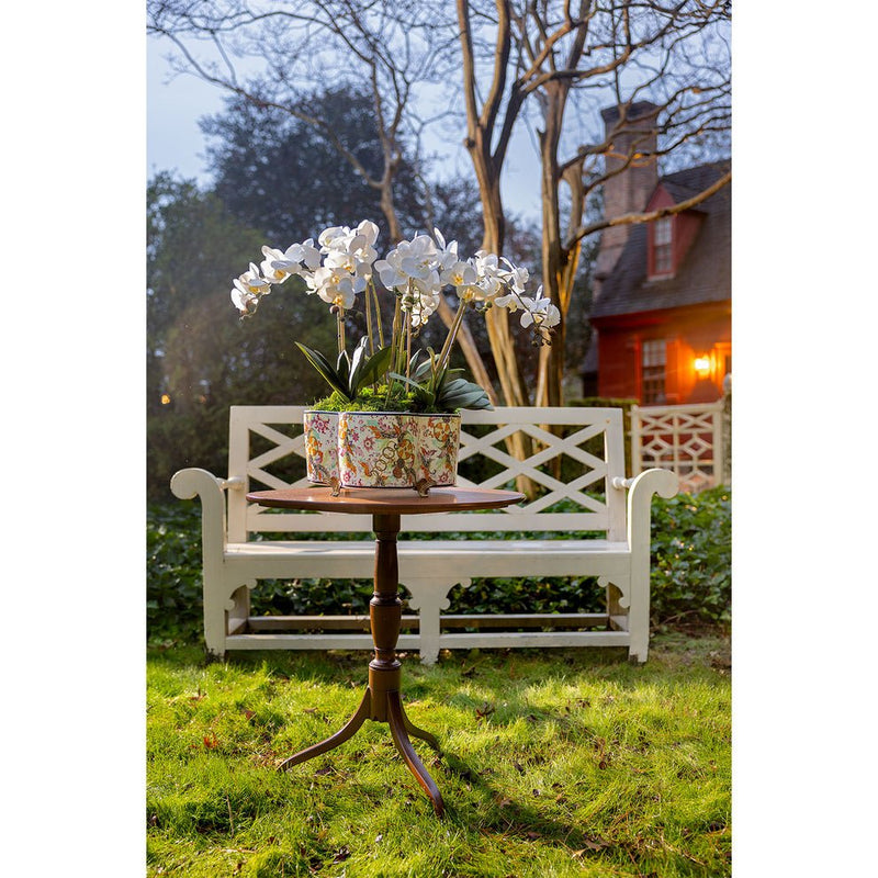 Tobacco Leaf Quatrefoil Indoor Planter - BlueJay Avenue