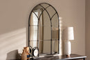 Tova Antique Silver Window Arch Mirror - BlueJay Avenue
