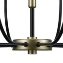 Transatlantique Dimmable 10 - Light Modern Black Chandelier - BlueJay Avenue