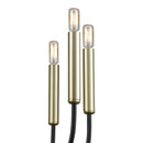 Transatlantique Dimmable 10 - Light Modern Black Chandelier - BlueJay Avenue