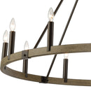 Transitions Modern Chandelier Light, Bronze - BlueJay Avenue