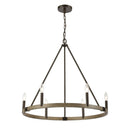 Transitions Modern Chandelier Light, Bronze - BlueJay Avenue