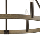Transitions Modern Chandelier Light, Bronze - BlueJay Avenue