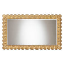 Vadim Seashell Antique Gold Wood Wall Mirror - BlueJay Avenue
