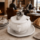 Vagabond House Harvest Stoneware Soup Tureen & Serving Bowl - BlueJay Avenue