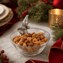 Vagabond House Holiday Gnome Glass Dip Bowl with Pewter Accent - BlueJay Avenue