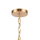 Wellsley 6 - Light Gold Farmhouse Chandelier - BlueJay Avenue