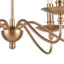 Wellsley 6 - Light Gold Farmhouse Chandelier - BlueJay Avenue