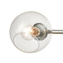 Claro Polished Chrome Clear Glass Bathroom Vanity Light - BlueJay Avenue