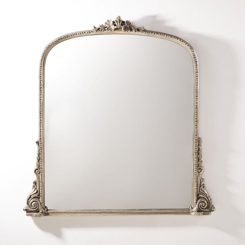 Zentique Jules Mantle Arch Mirror, Antique Silver - BlueJay Avenue