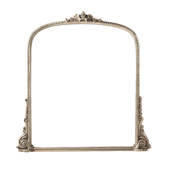 Zentique Jules Mantle Arch Mirror, Antique Silver - BlueJay Avenue