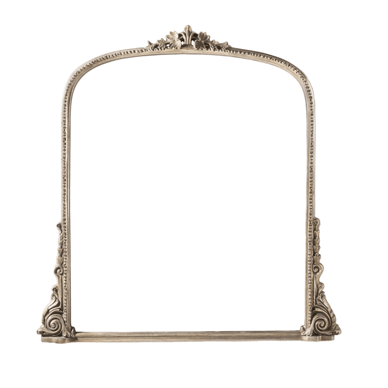 Zentique Jules Mantle Arch Mirror, Antique Silver - BlueJay Avenue