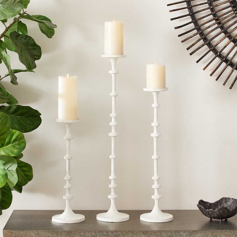 Abacus Candle Stands, Set Of 3 - BlueJay Avenue