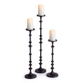 Abacus Candle Stands, Set Of 3 - BlueJay Avenue