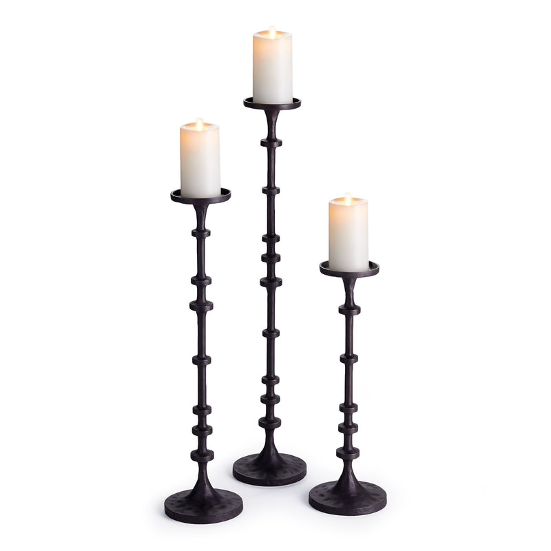 Abacus Candle Stands, Set Of 3 - BlueJay Avenue