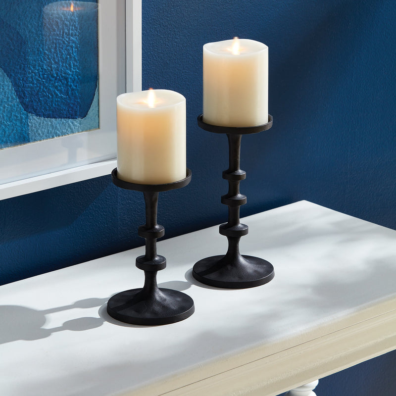 Abacus Petite Candle Stands, Set Of 2 - BlueJay Avenue