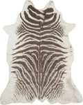 Acadia Zebra Faux Hide Area Rug - BlueJay Avenue