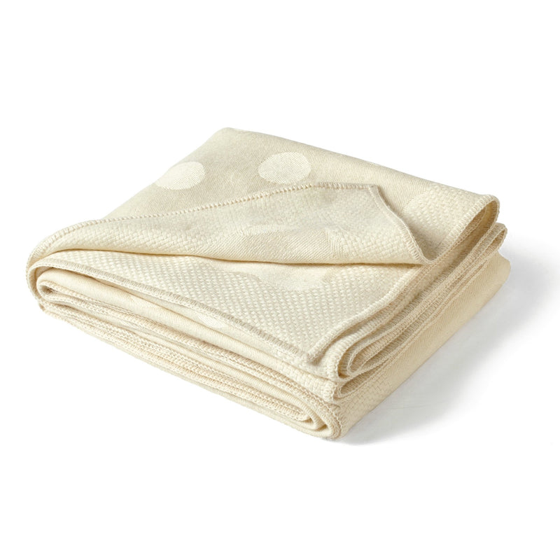 Alpaca Throw Blanket, Ivory - BlueJay Avenue