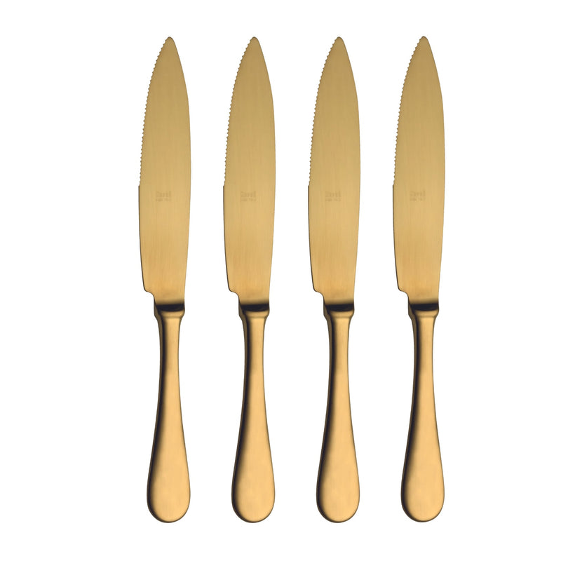 American Steak Knife Set Of 4 Ice, Oro - BlueJay Avenue