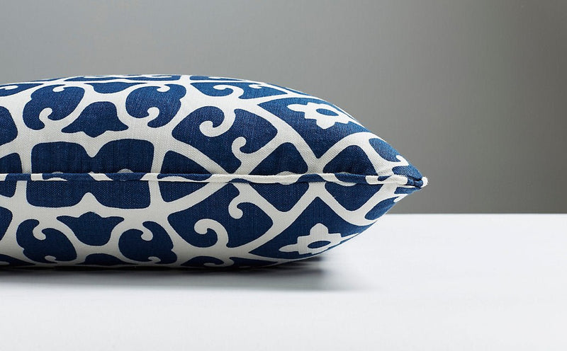 Anshun Lattice Pillow, Indigo - BlueJay Avenue