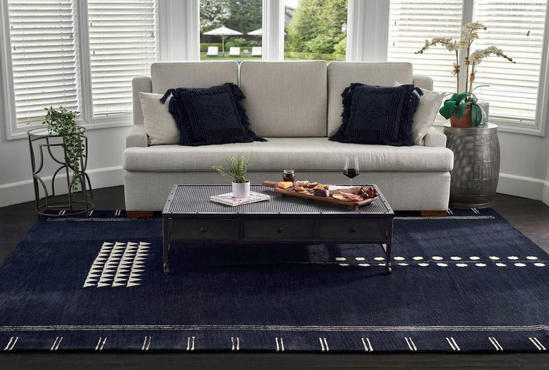 Artemis Rug, Navy - BlueJay Avenue