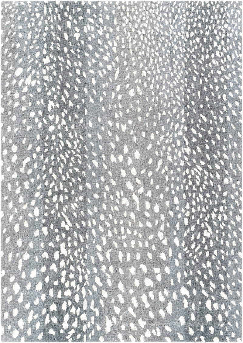Athena Hand Tufted Wool Area Rug, Light Gray - BlueJay Avenue