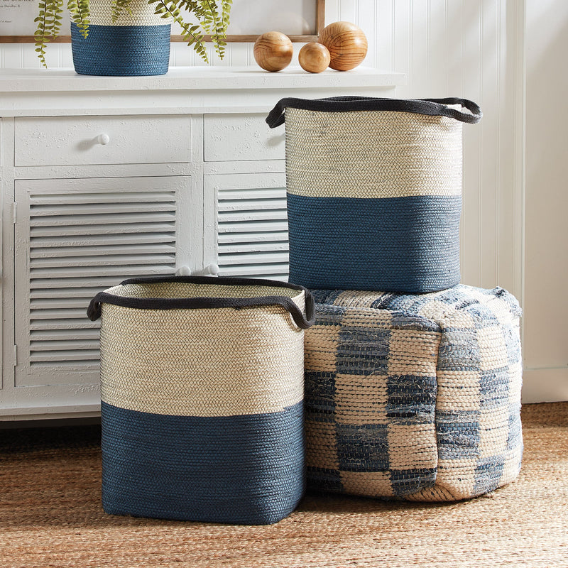 Ayden Baskets With Handles Set of 2 - BlueJay Avenue