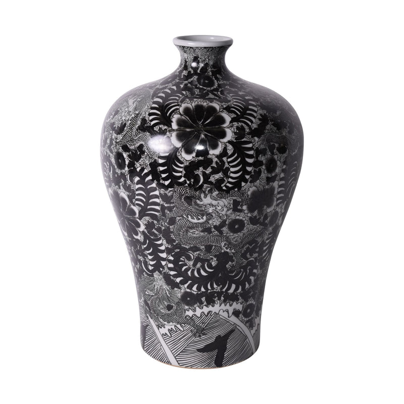 Black Dragon Prunus Vase - BlueJay Avenue