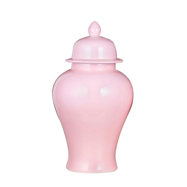 Blush Pink Porcelain Temple Jar - BlueJay Avenue