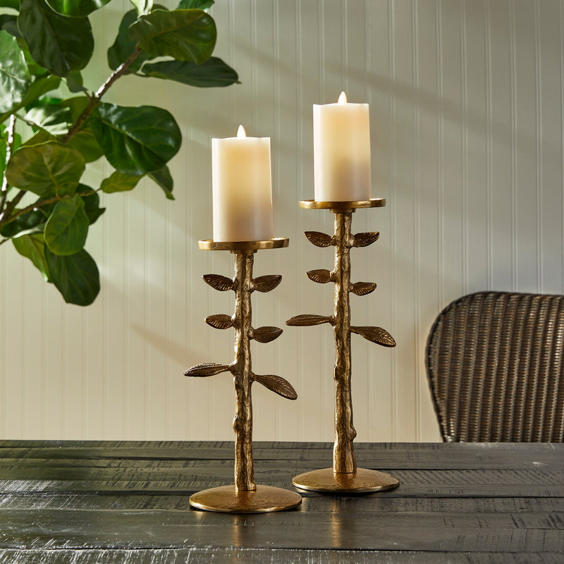 Brier Candle Stands Set Of 2 - BlueJay Avenue