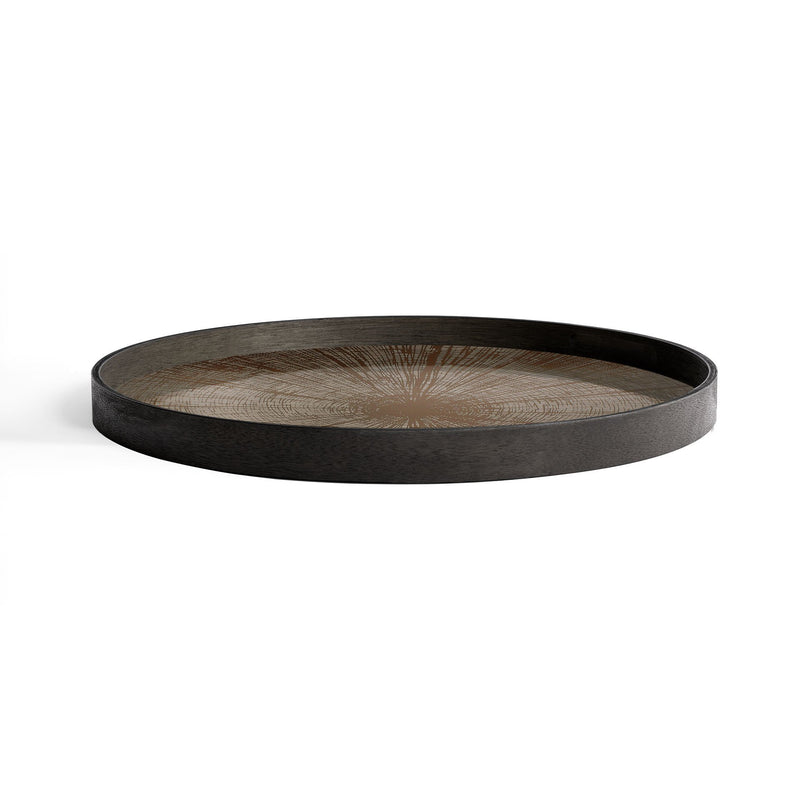 Bronze Slice Mirror Tray - BlueJay Avenue