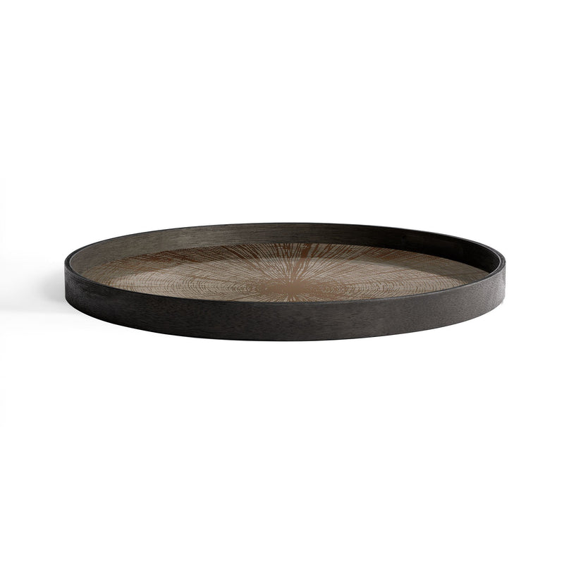 Bronze Slice Mirror Tray - BlueJay Avenue