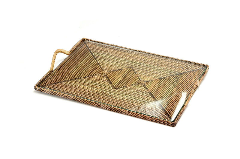 Calaisio Serving Tray With Glass - BlueJay Avenue